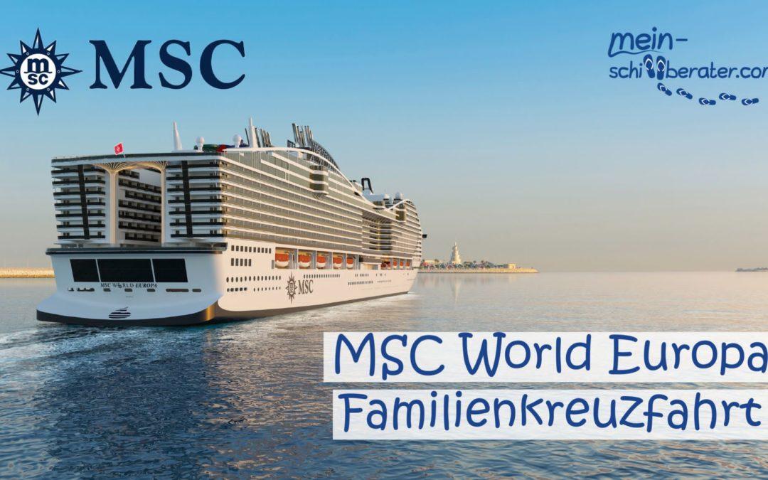 Die MSC World Europa bietet das größte und aufregendste Familienangebot der Flotte