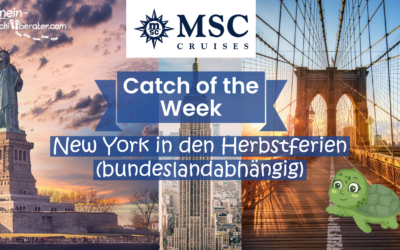 New York in den Herbstferien – MSC Catch of the Week mit günstigen Kinderpreisen!