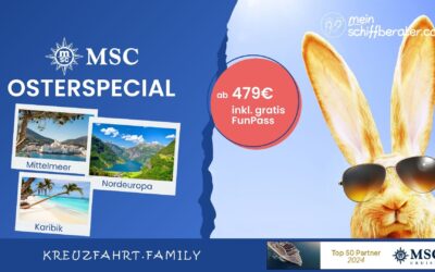 MSC Oster-Special mit gratis Fun-Pass